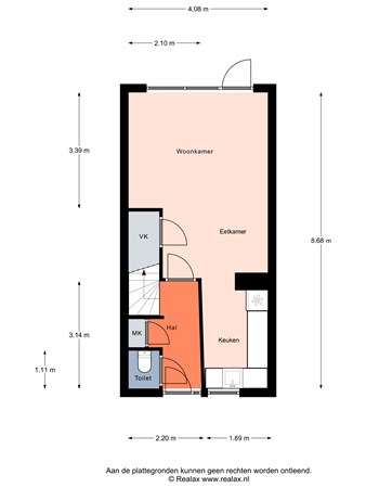 Floorplan - Straat van Corsica 116, 3825 VA Amersfoort